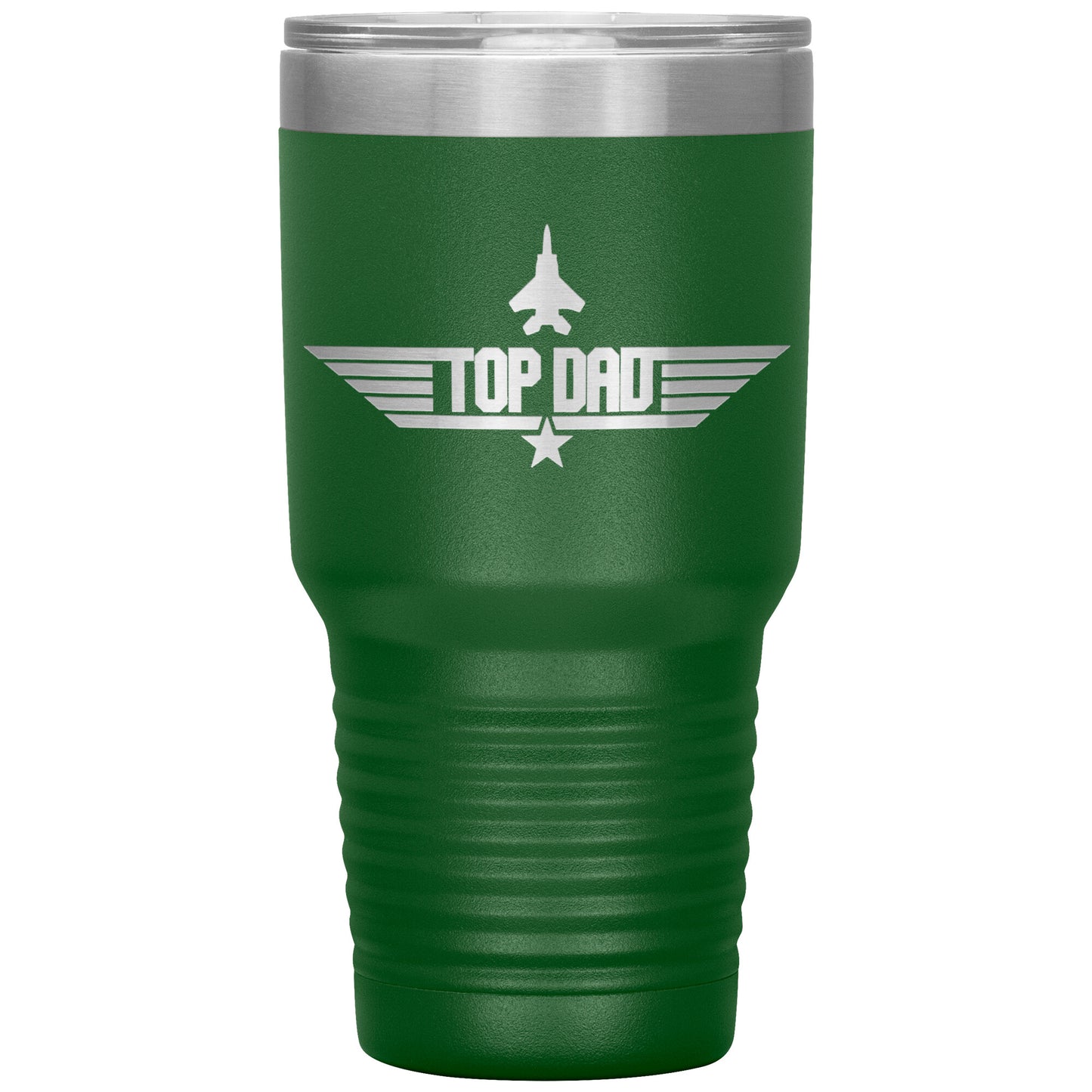 Top Dad Tumbler, Engraved Tumbler, 30 oz Tumbler, Dad Mug, Fathers Day Gift, Fathers Day Tumbler, Father Tumbler, New Dad Gift, Military Dad