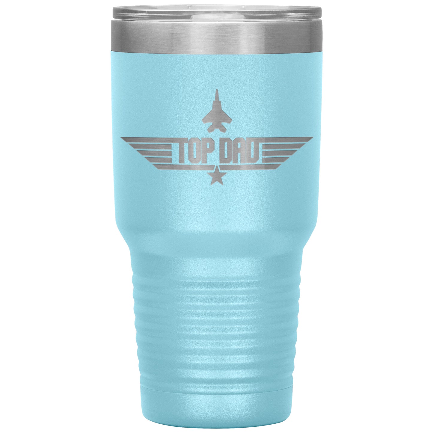 Top Dad Tumbler, Engraved Tumbler, 30 oz Tumbler, Dad Mug, Fathers Day Gift, Fathers Day Tumbler, Father Tumbler, New Dad Gift, Military Dad