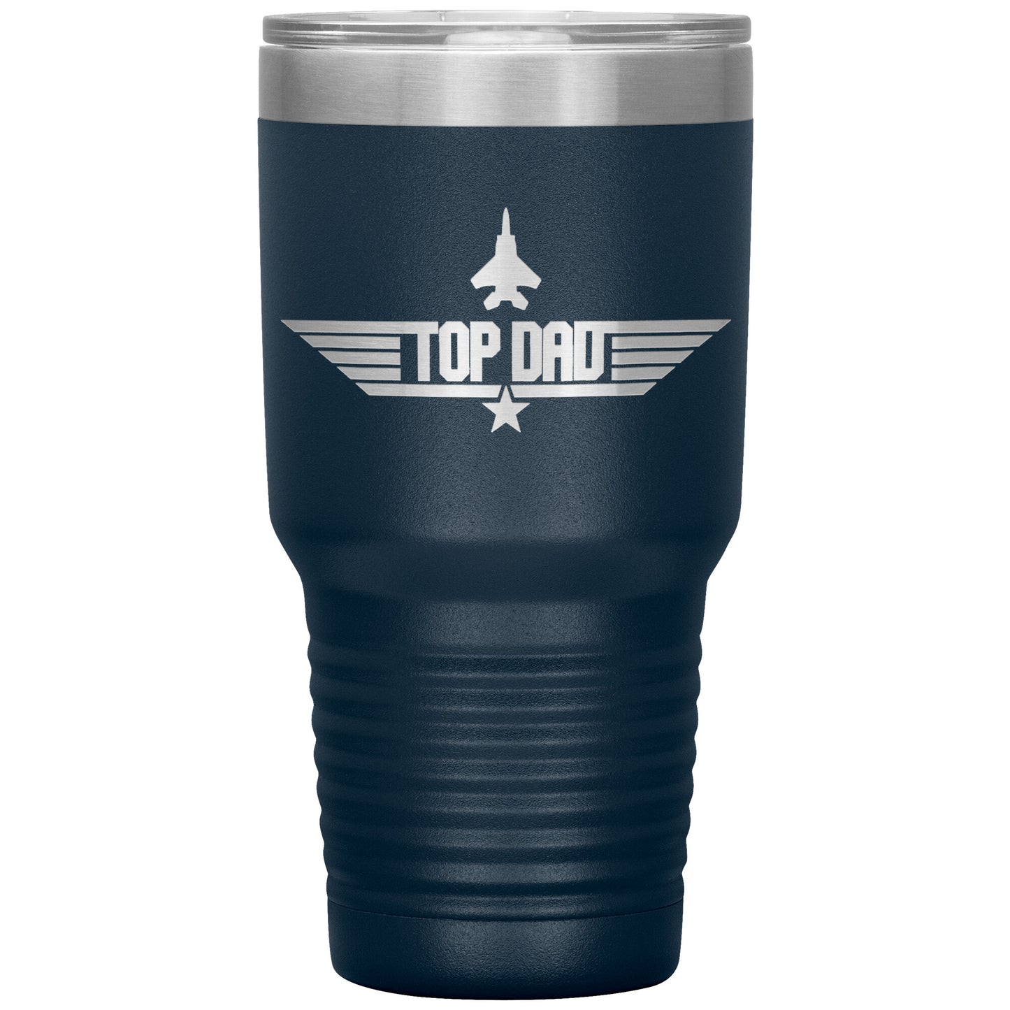Top Dad Tumbler, Engraved Tumbler, 30 oz Tumbler, Dad Mug, Fathers Day Gift, Fathers Day Tumbler, Father Tumbler, New Dad Gift, Military Dad