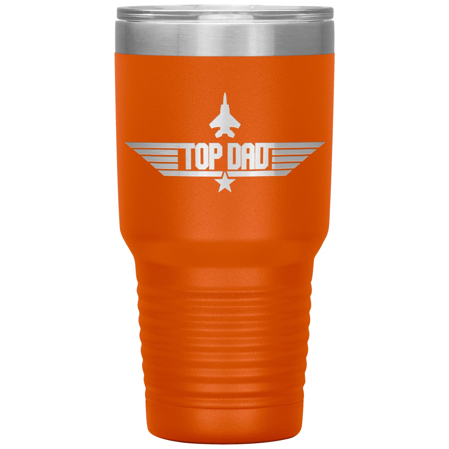 Top Dad Tumbler, Engraved Tumbler, 30 oz Tumbler, Dad Mug, Fathers Day Gift, Fathers Day Tumbler, Father Tumbler, New Dad Gift, Military Dad