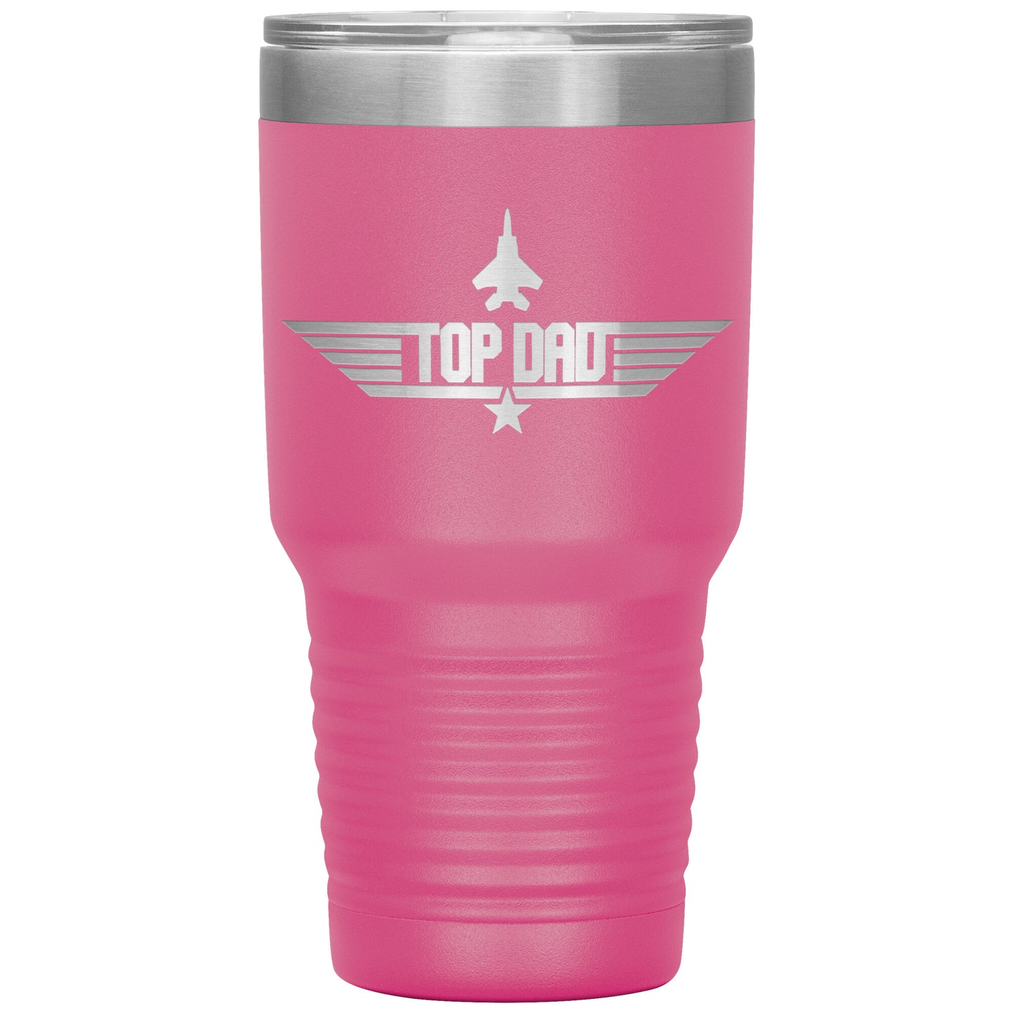 Top Dad Tumbler, Engraved Tumbler, 30 oz Tumbler, Dad Mug, Fathers Day Gift, Fathers Day Tumbler, Father Tumbler, New Dad Gift, Military Dad