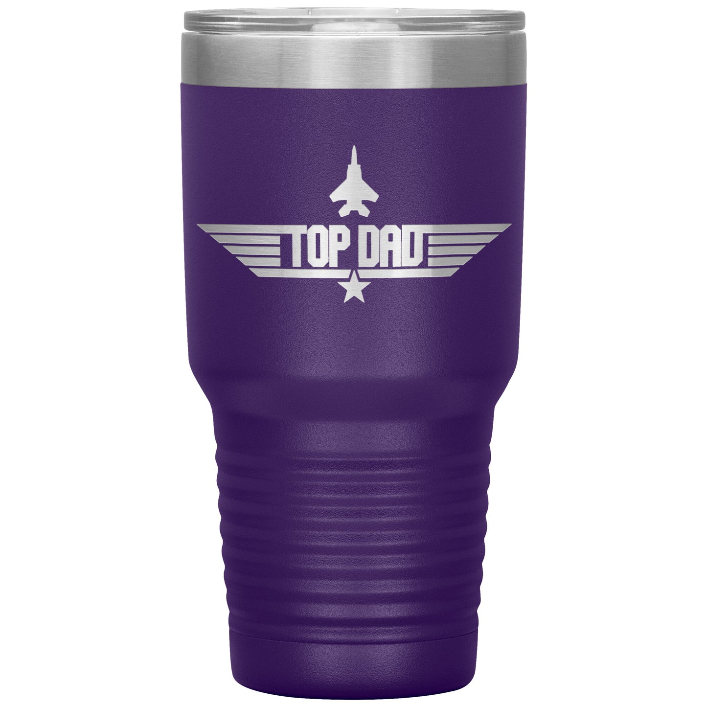 Top Dad Tumbler, Engraved Tumbler, 30 oz Tumbler, Dad Mug, Fathers Day Gift, Fathers Day Tumbler, Father Tumbler, New Dad Gift, Military Dad