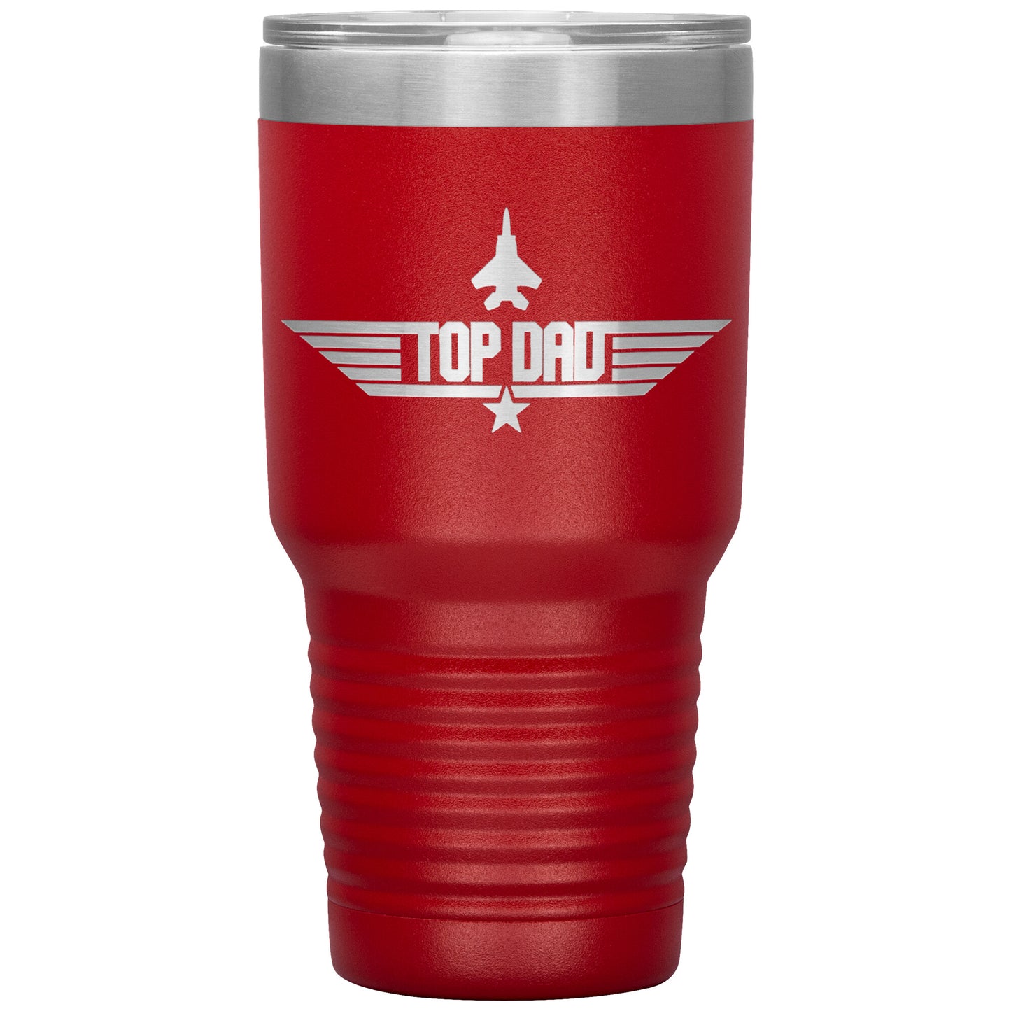Top Dad Tumbler, Engraved Tumbler, 30 oz Tumbler, Dad Mug, Fathers Day Gift, Fathers Day Tumbler, Father Tumbler, New Dad Gift, Military Dad