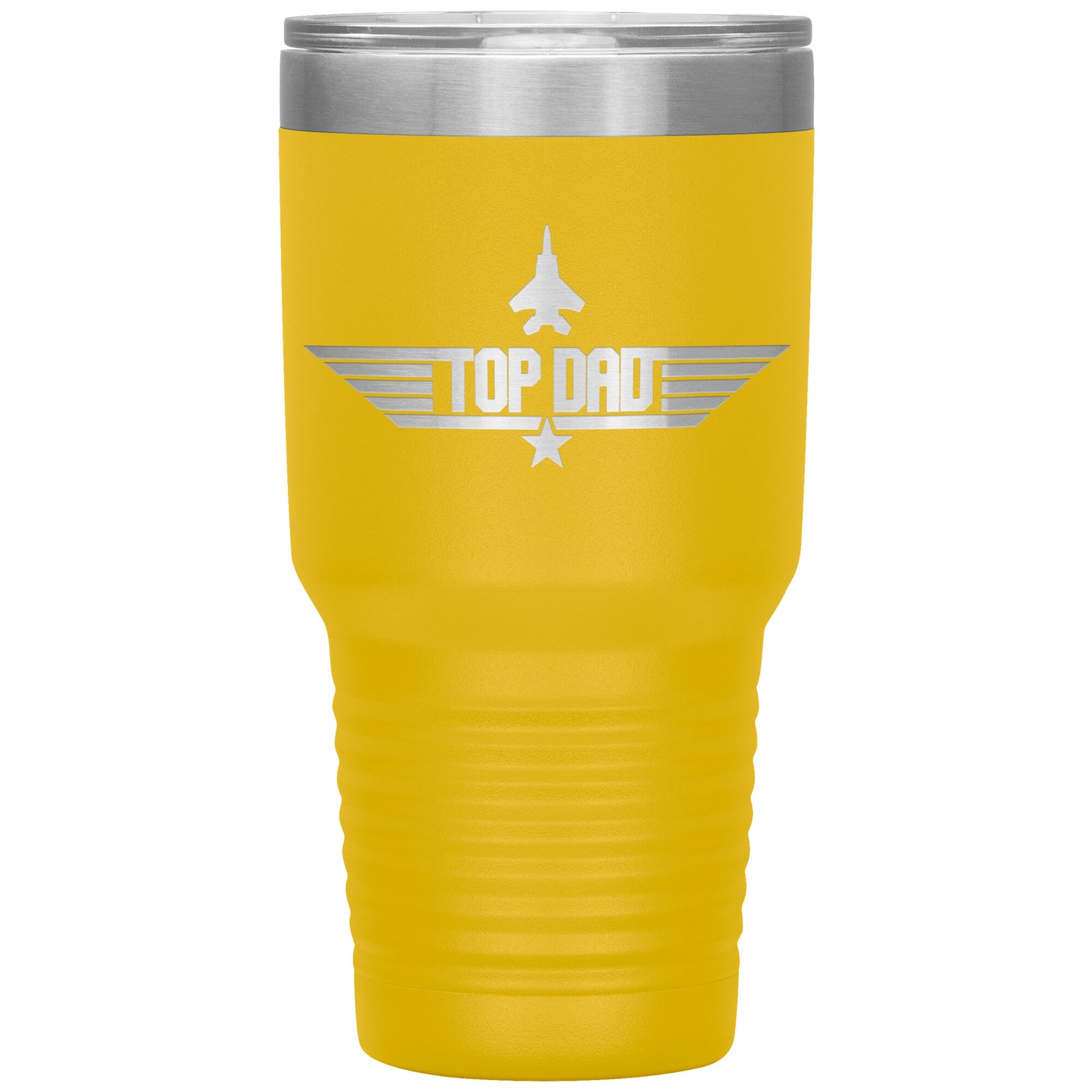 Top Dad Tumbler, Engraved Tumbler, 30 oz Tumbler, Dad Mug, Fathers Day Gift, Fathers Day Tumbler, Father Tumbler, New Dad Gift, Military Dad