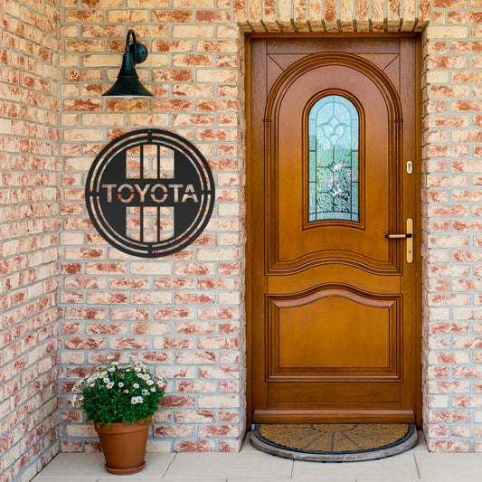 Vintage logo Toyoda Metal Sign Laser Cut, Great Gift , mom Dad Truck
