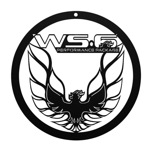 WS6 Firebird Trans Am Steel Metal Wall Art Sign & Gift Decor Classic Muscle