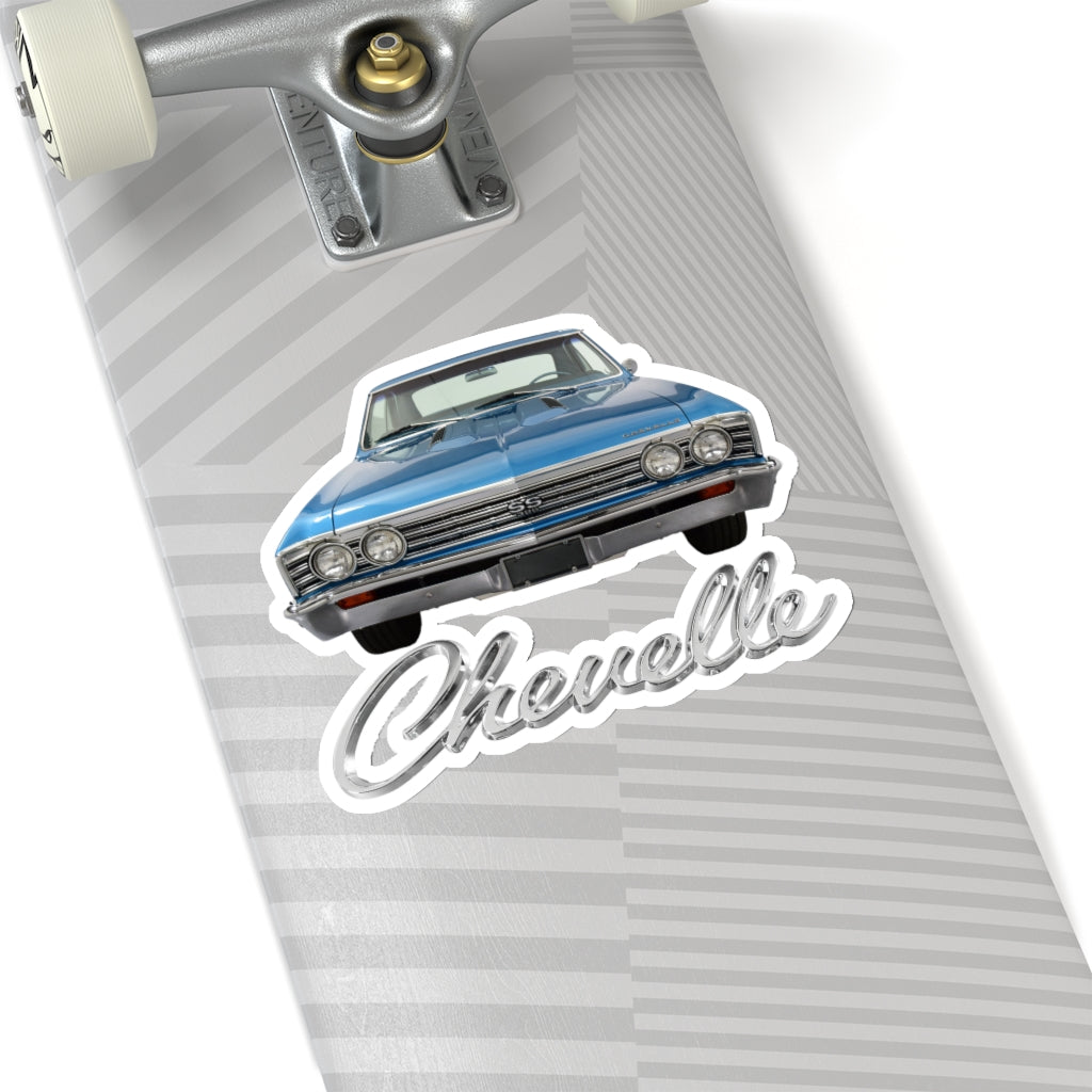 Blue 1967 Chevelle SS 396 Stickers Classic Muscle Car Guy Gift,lover,Camaro,GTO,firebird,nova,corvette,Chevrolet