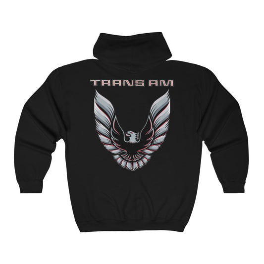 10th Anniversary Trans Am Heavy Full Zip Hoodie Sweatshirt Firebird Car Guy Gift Trans Am