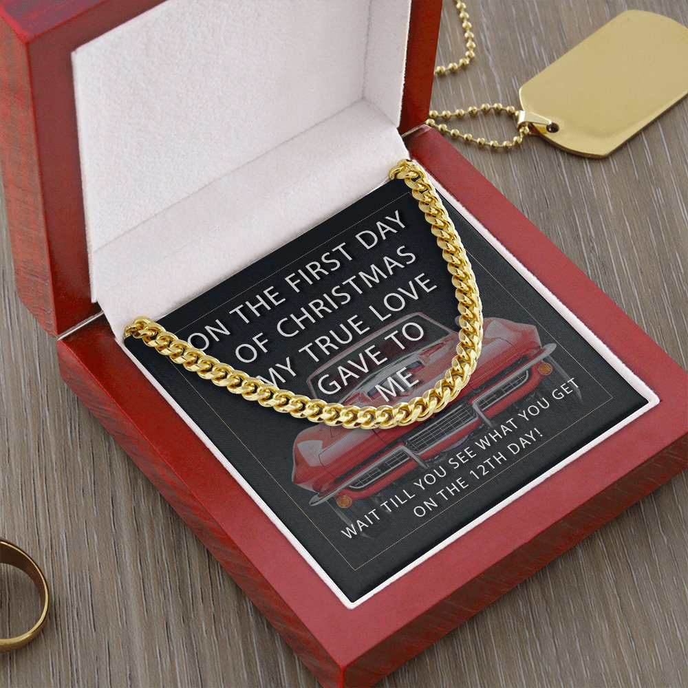 1967 Corvette Necklace Chain Christmas Gift Gar Guy,LoverClassic,hot rod