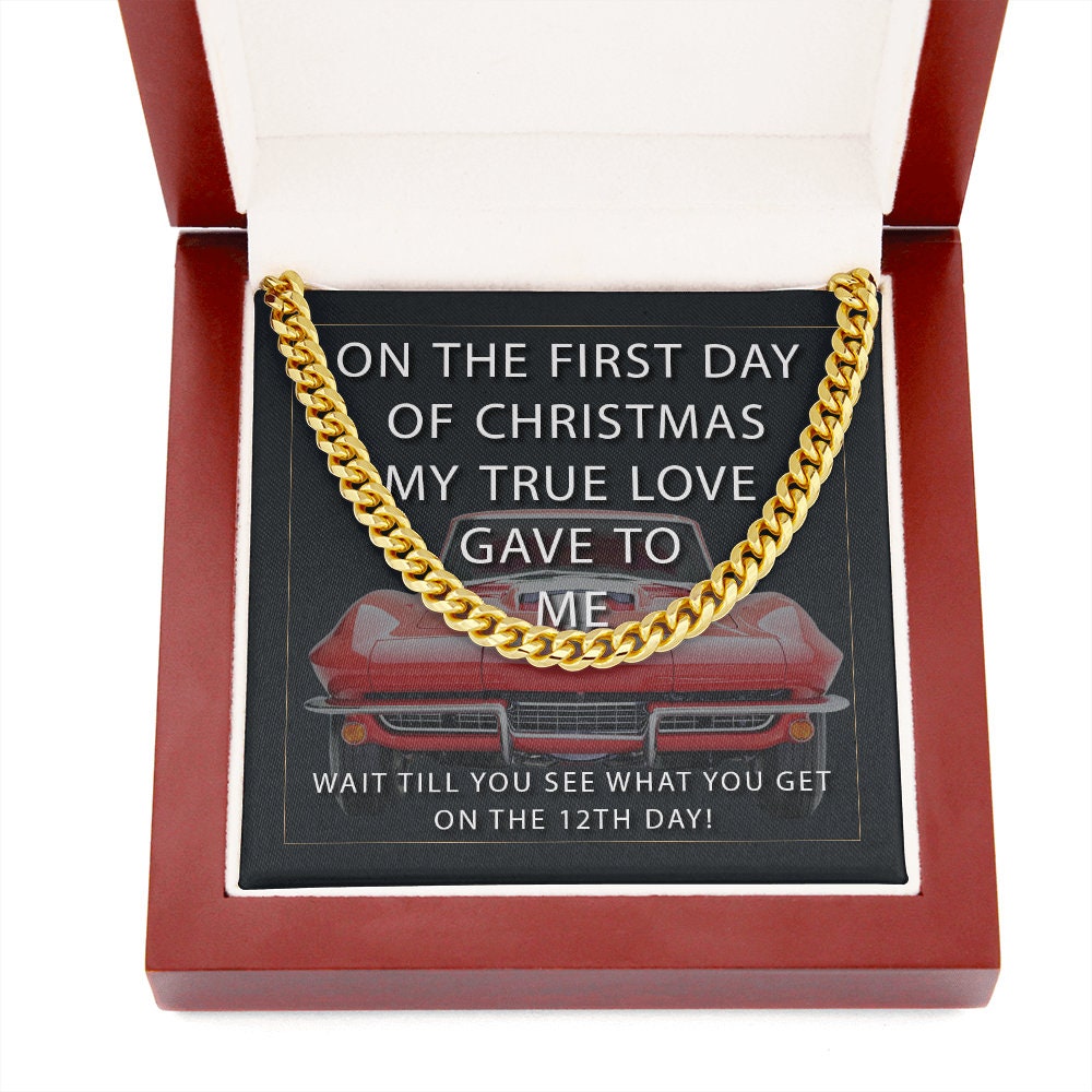 1967 Corvette Necklace Chain Christmas Gift Gar Guy,LoverClassic,hot rod