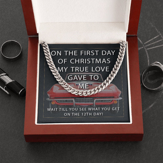 1967 Corvette Necklace Chain Christmas Gift Gar Guy,LoverClassic,hot rod