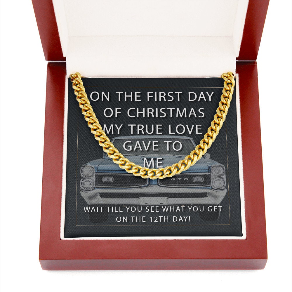 1966 GTO Necklace Chain,Classic Muscle,Car Guy Gift,lover,Camaro,GTO,nova,chevy