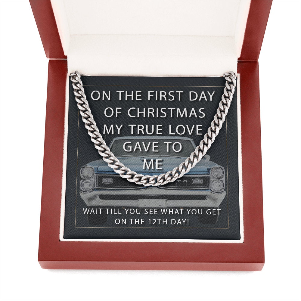 1966 GTO Necklace Chain,Classic Muscle,Car Guy Gift,lover,Camaro,GTO,nova,chevy