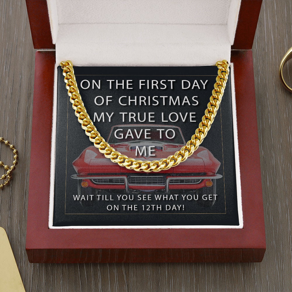 1967 Corvette Necklace Chain Christmas Gift Gar Guy,LoverClassic,hot rod