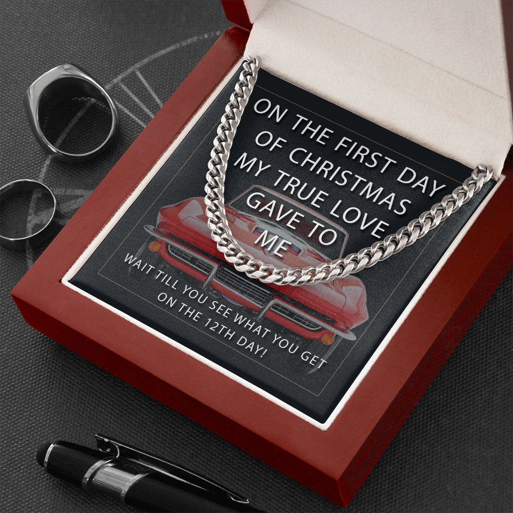 1967 Corvette Necklace Chain Christmas Gift Gar Guy,LoverClassic,hot rod