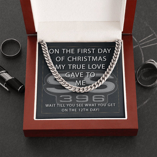 SS 396 Necklace Chain Classic Muscle Car Guy Gift,lover,Camaro,Chevelle,corvette,hot rod,Chevrolet,chevy