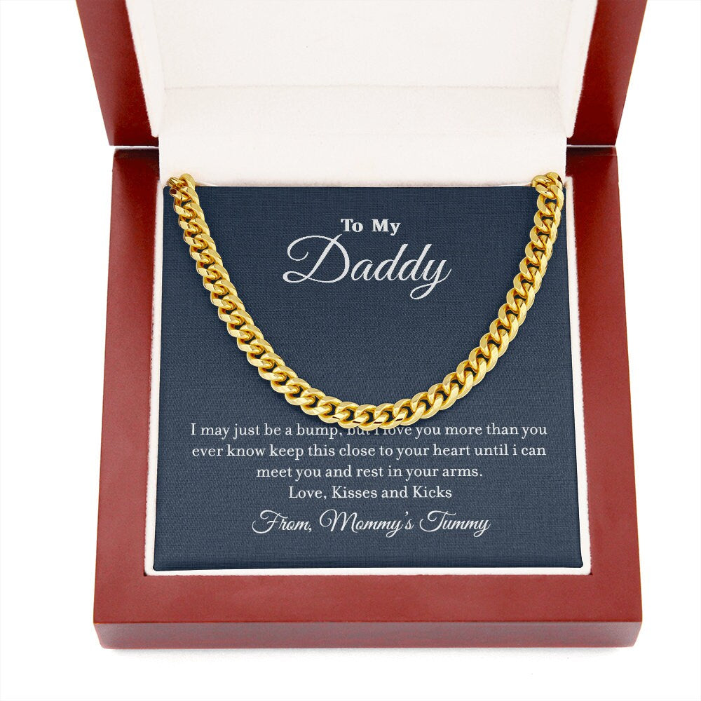 Daddy - Your Heart - Cuban Link Chain Gift