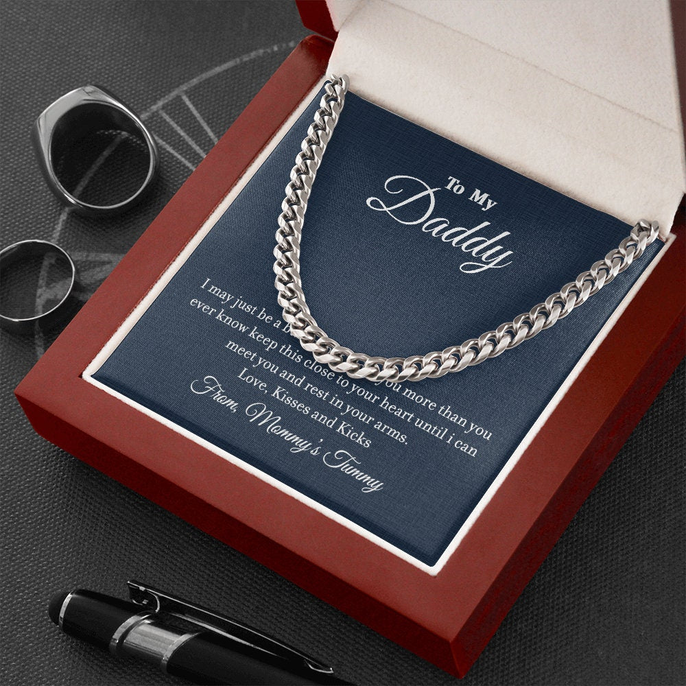 Daddy - Your Heart - Cuban Link Chain Gift