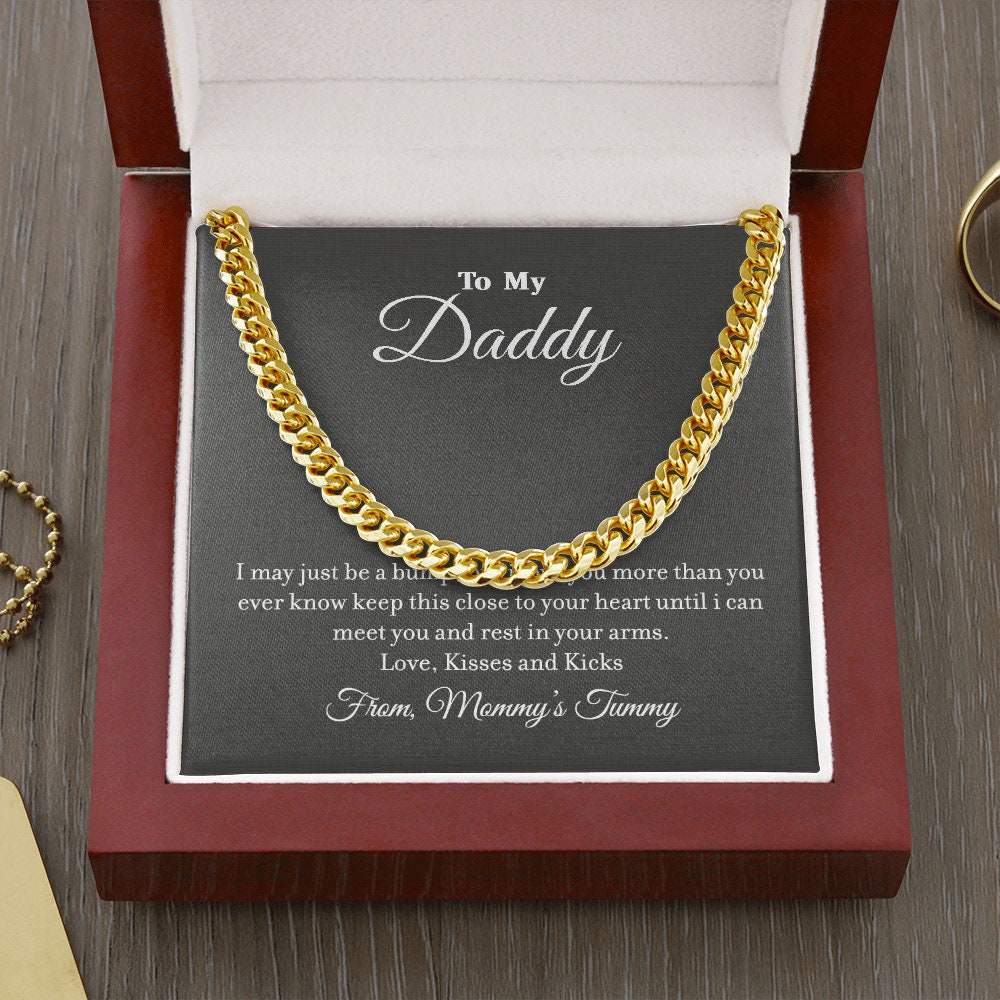 Daddy - Your Heart - Cuban Link Chain Gift