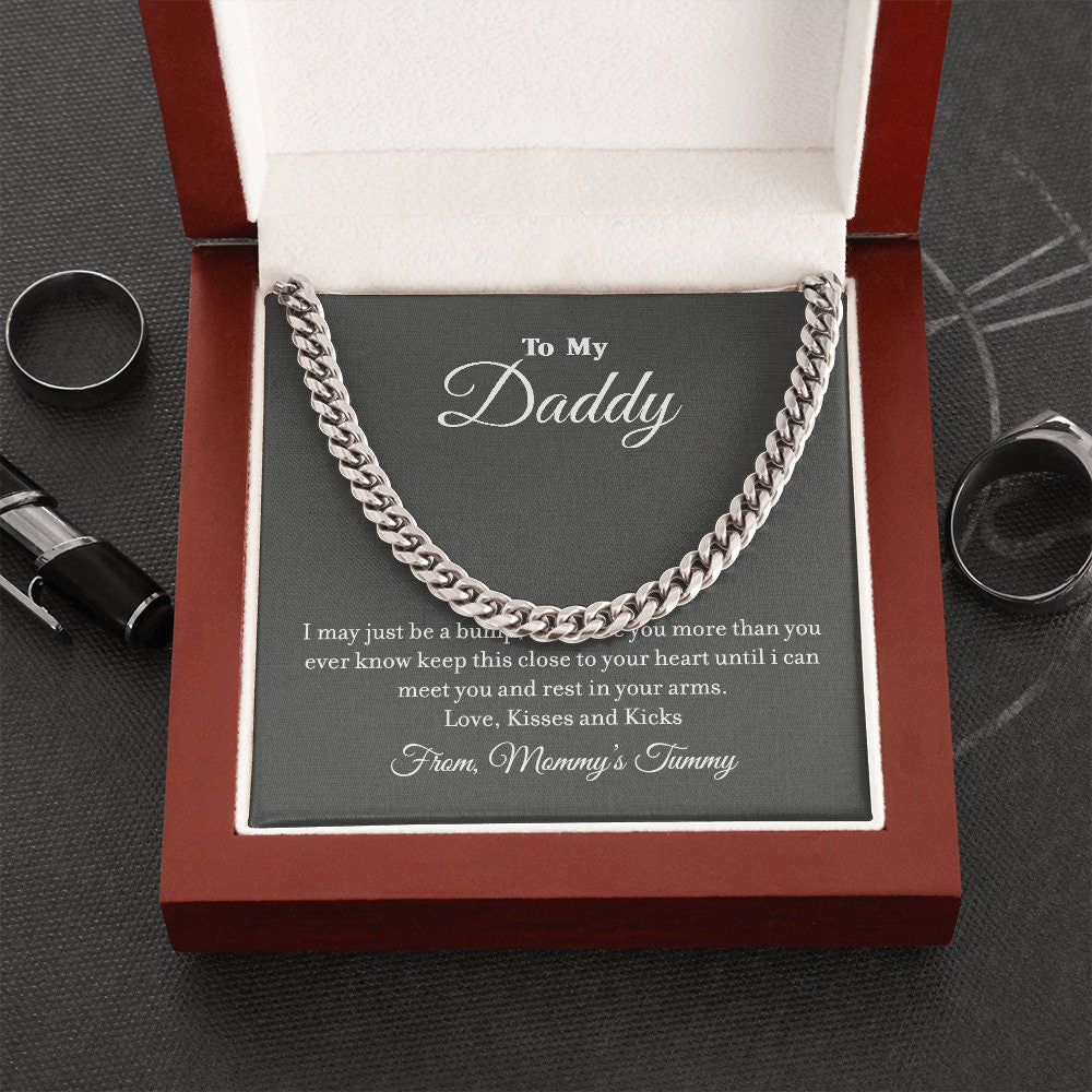 Daddy - Your Heart - Cuban Link Chain Gift