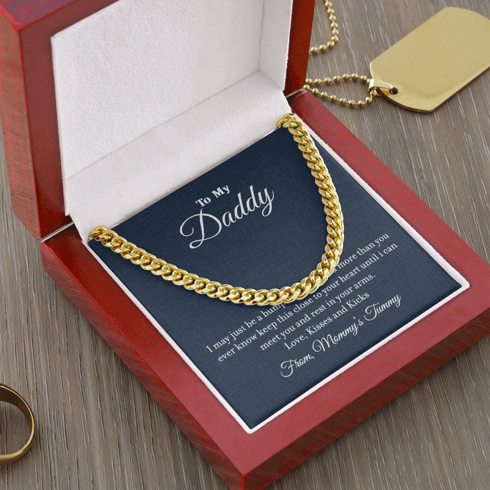 Daddy - Your Heart - Cuban Link Chain Gift