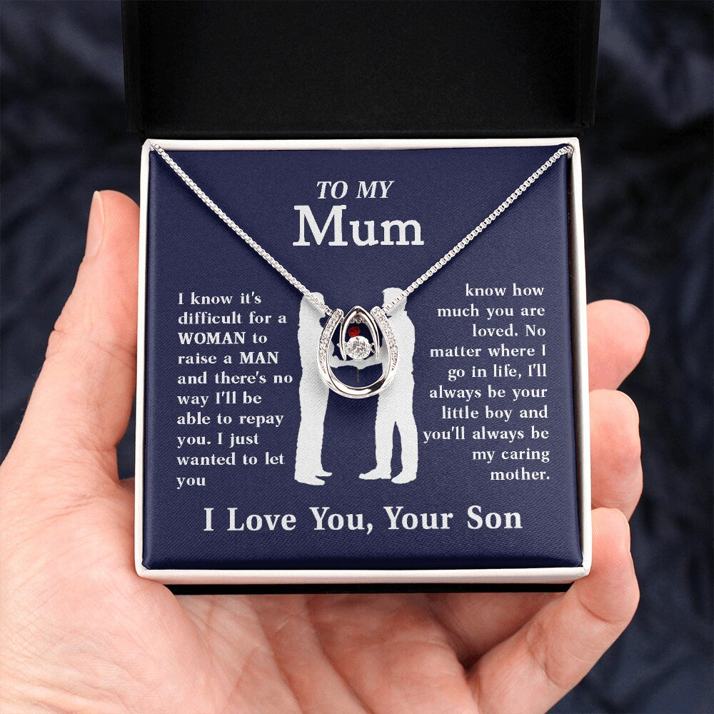 Mom - Strong Mum - Love Necklace
