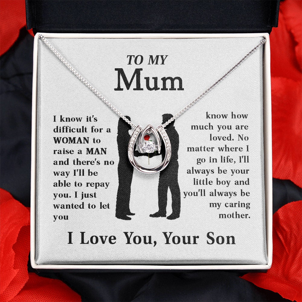 Mom - Strong Mum - Love Necklace