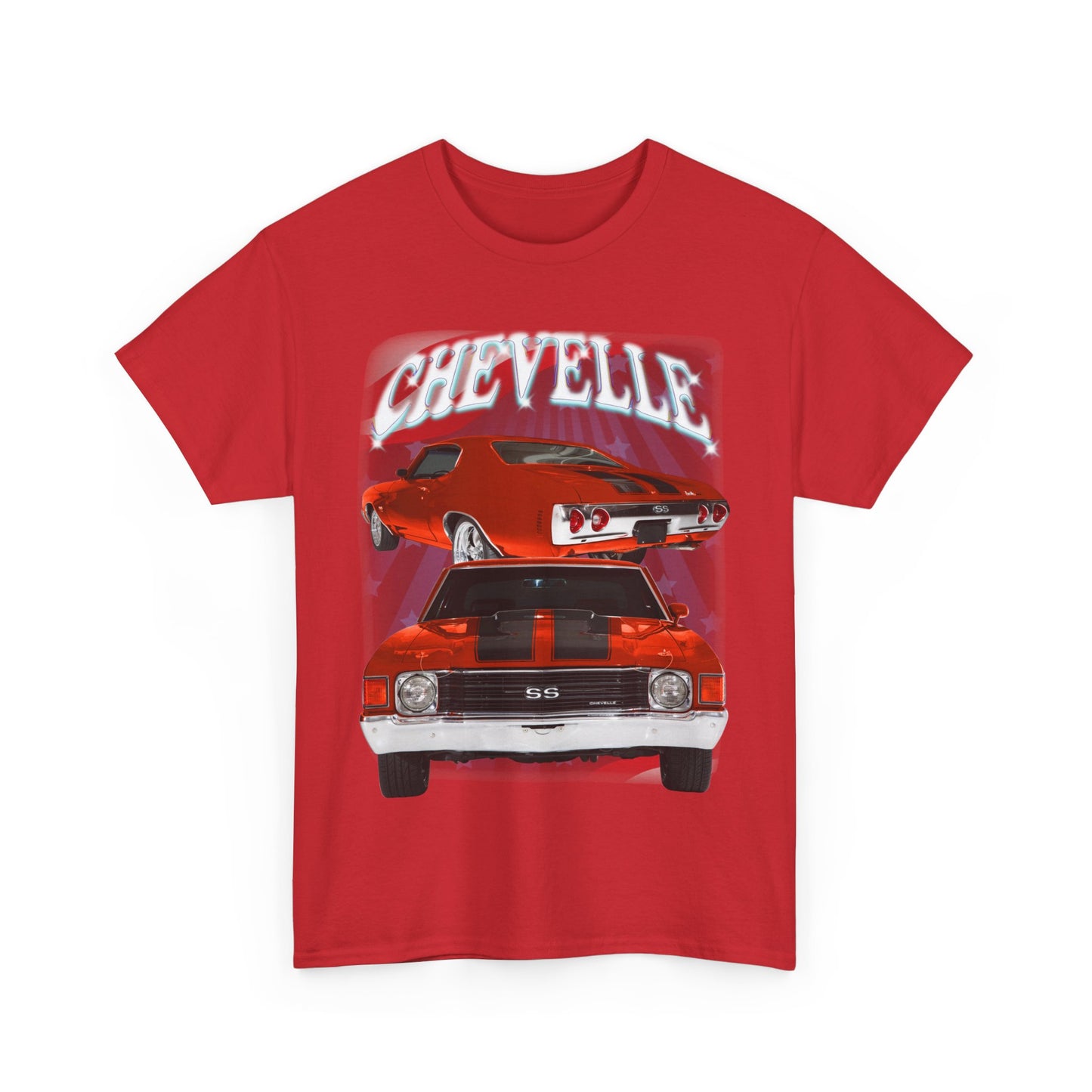 Red 1972 Chevelle Unisex Heavy Cotton Tee T Shirt muscle car Great Gift