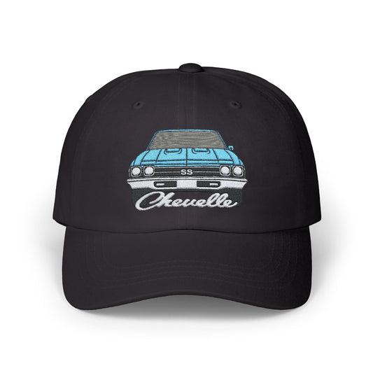 Lt Blue 1969 Chevelle Hat,CAP, Classic Car Gift EMBROIDERY EMBROIDERED