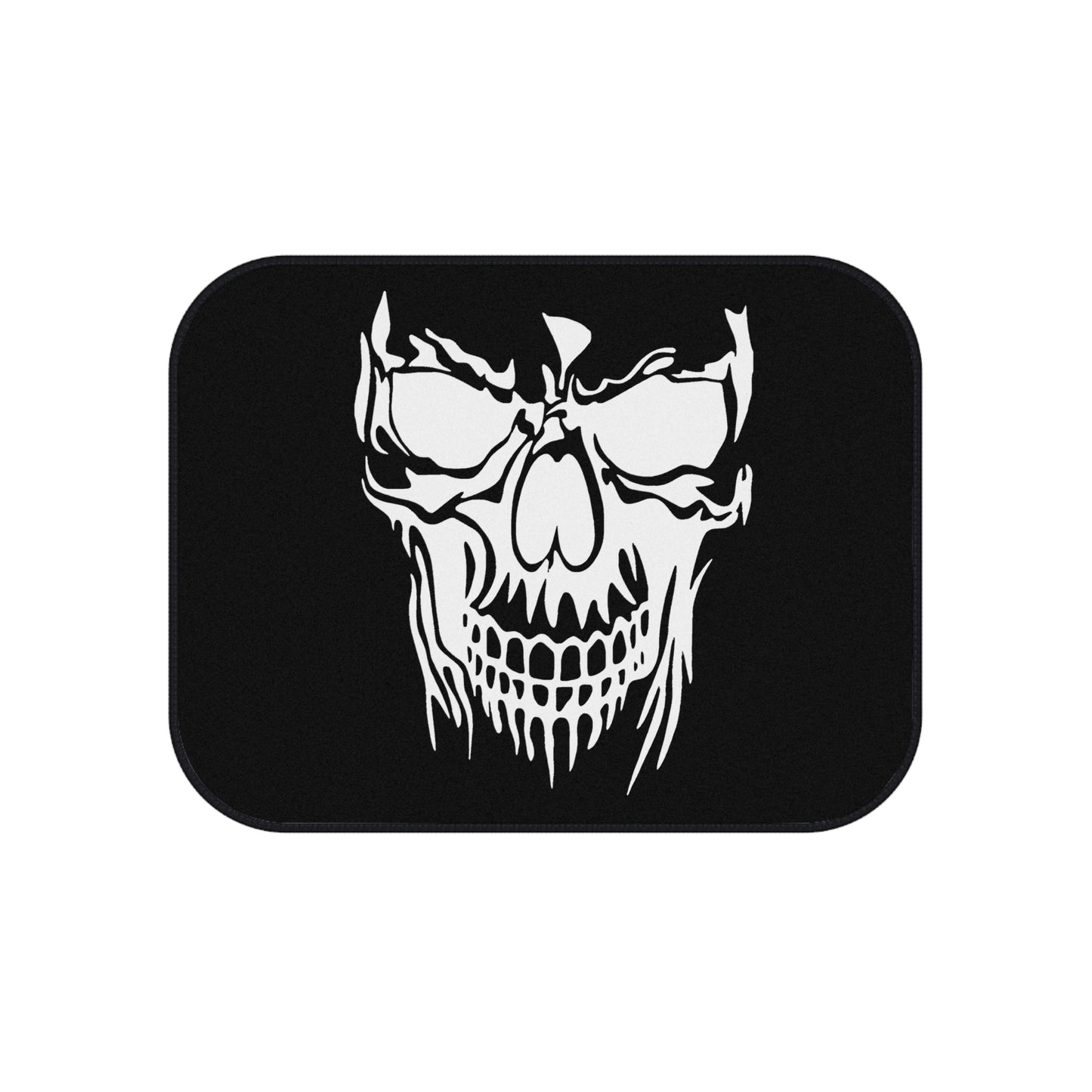 White American Flag Skull, Set of 4 Car Mats, Great Truck Van Car Gift