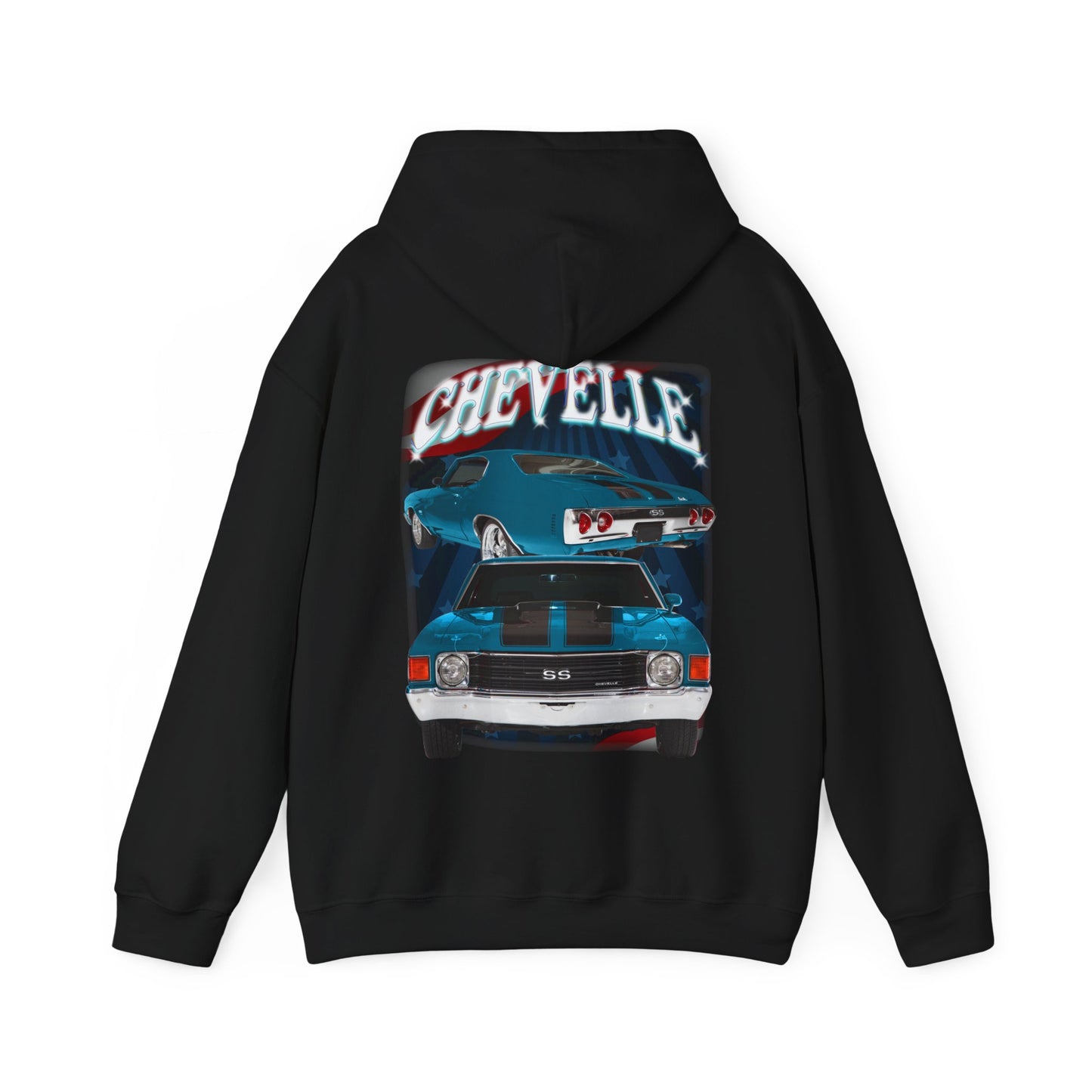 Blue 1972 Chevelle hoodie Car Guy Gift,nova,corvette,charger,classic,hot Rod