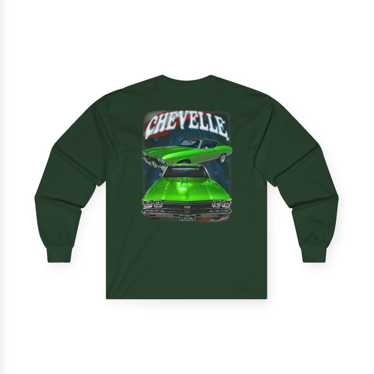 Green 1968 Chevelle  Ultra Cotton Long Sleeve Tee T Shirt Great Gift