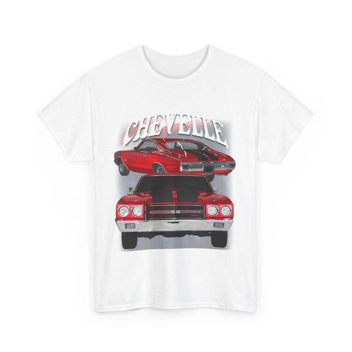 Red Black Stripe 1970 Chevelle Unisex Heavy Cotton Tee T Shirt muscle car Gift