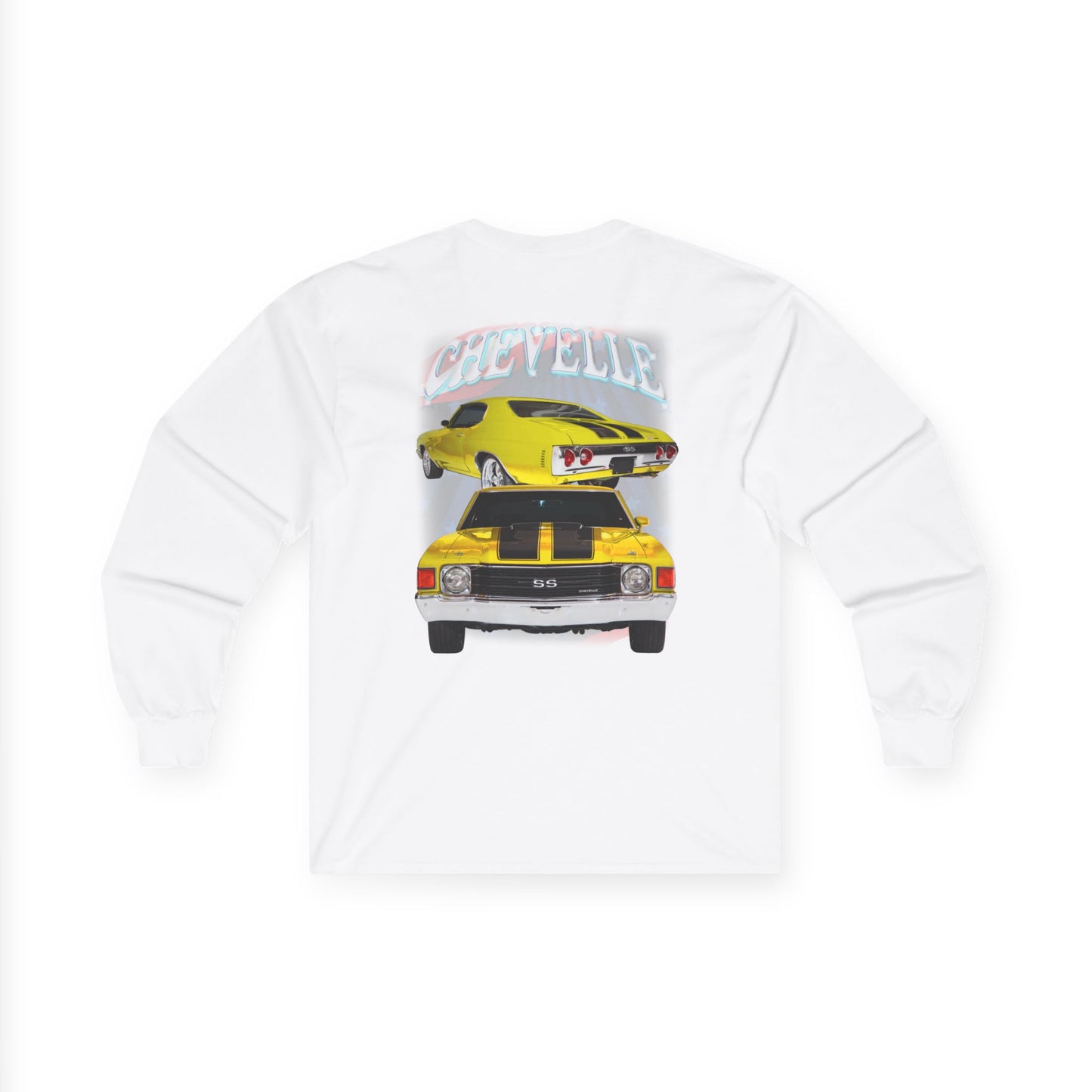 Yellow 1972 Chevelle Ultra Cotton Long Sleeve Tee T Shirt Great Gift