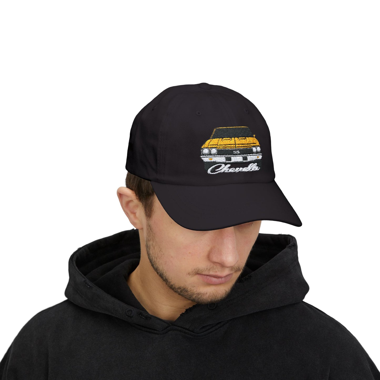 Yellow 1968 Chevelle Hat,CAP, Classic Car Gift EMBROIDERY EMBROIDERED