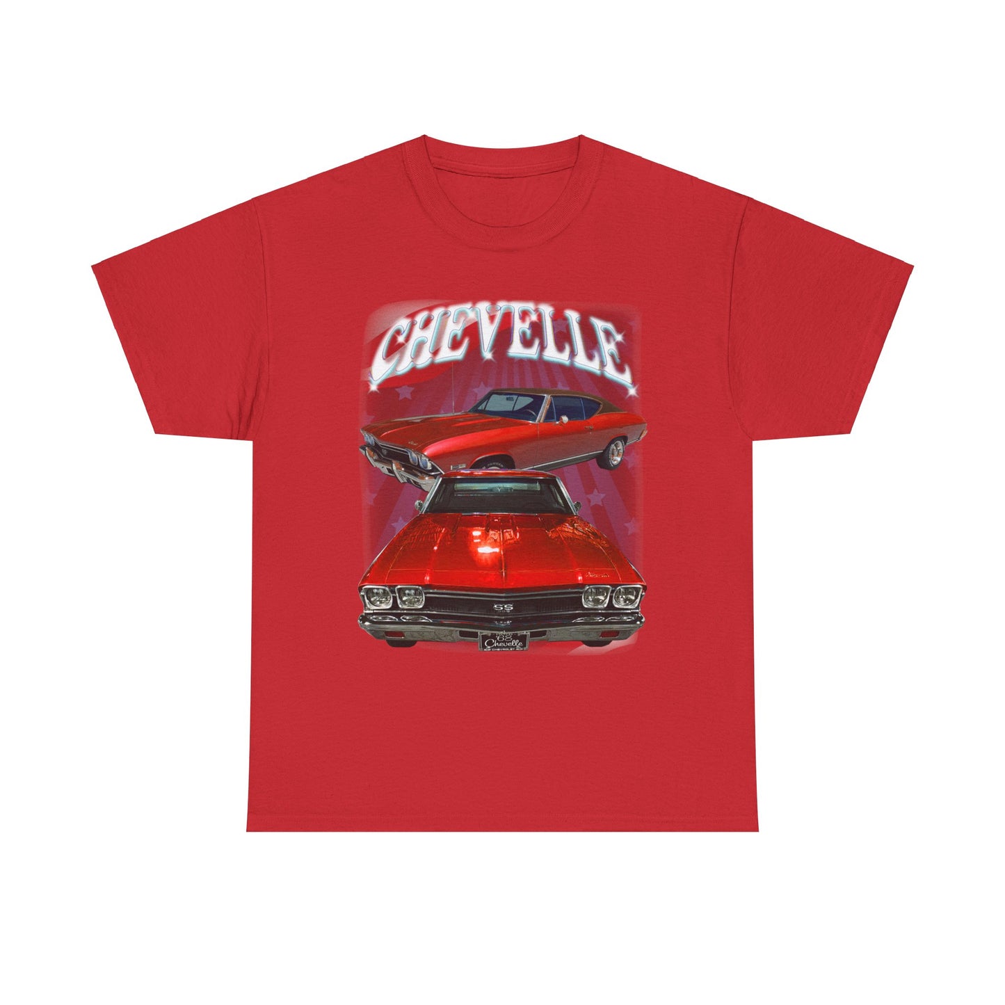 Red 1968 Chevelle Unisex Heavy Cotton Tee T Shirt muscle car Great Gift