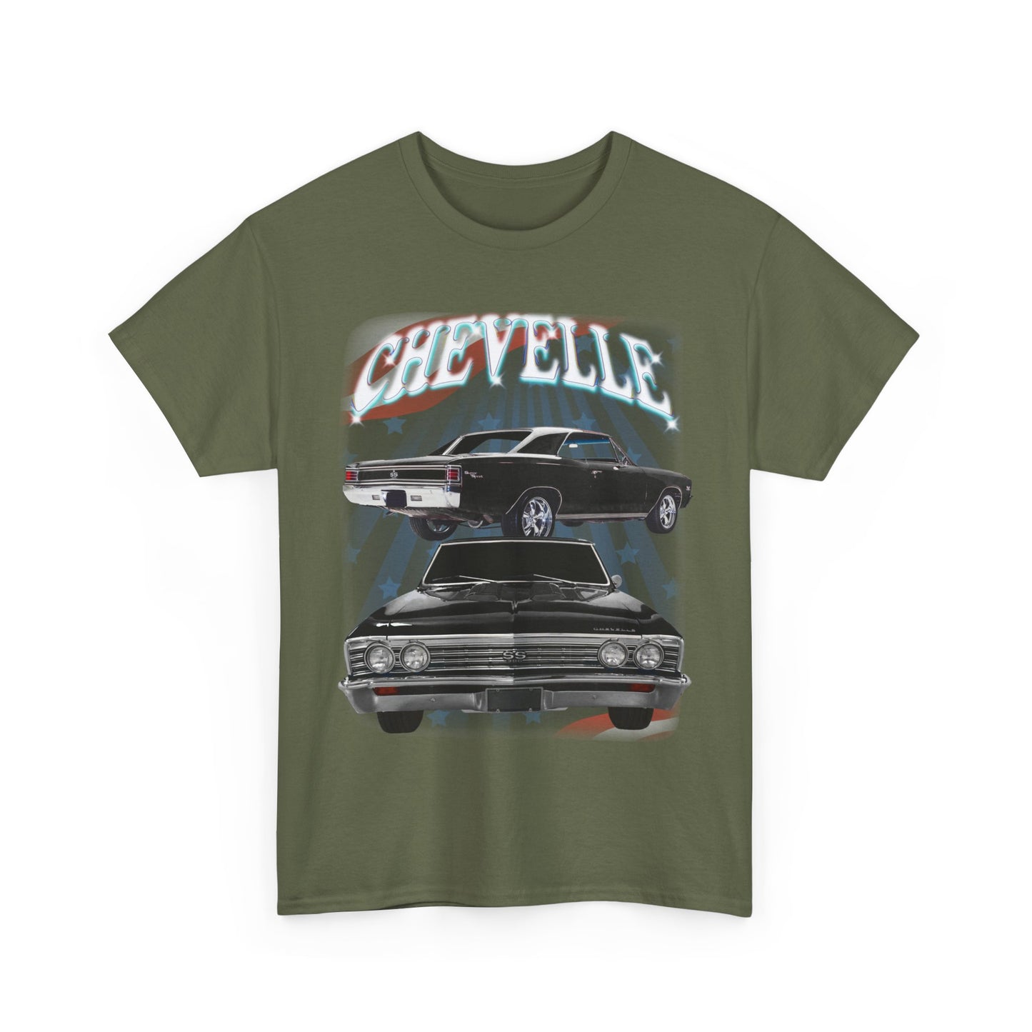 Black 1967 Chevelle Unisex Heavy Cotton Tee T Shirt muscle car Great Gift