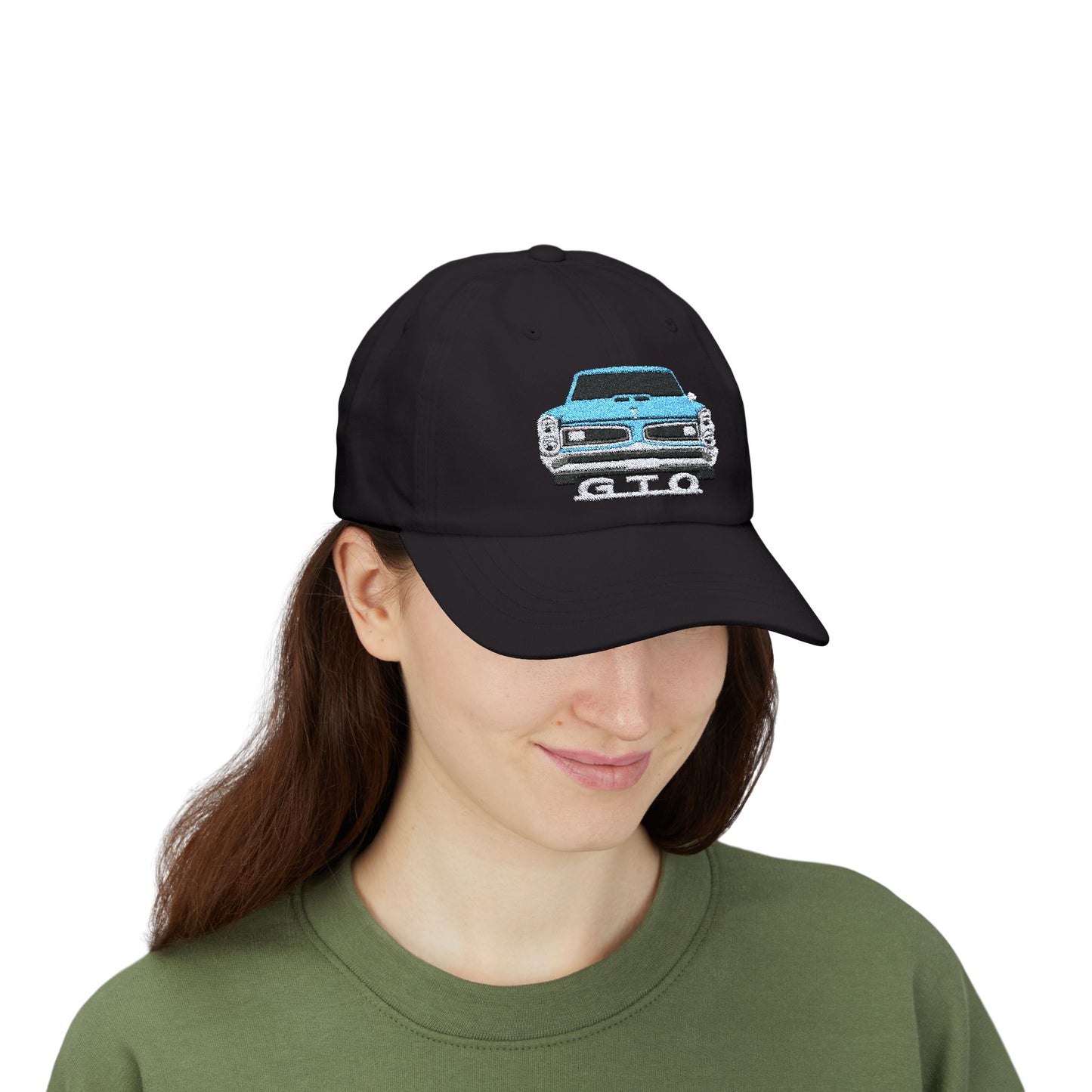 Light Blue 1966 Pontiac GTO Hat,CAP, Classic Car Gift EMBROIDERY EMBROIDERED