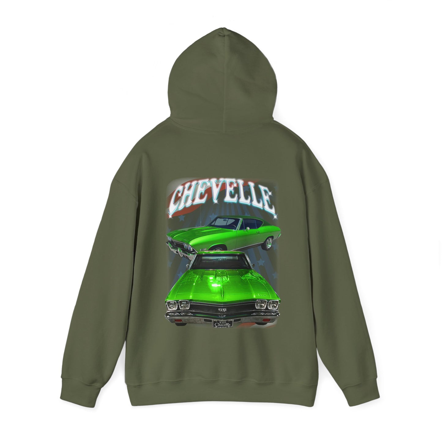 Green 1968 Chevelle hoodie Car Guy Gift,nova,corvette,charger,classic,hot Rod