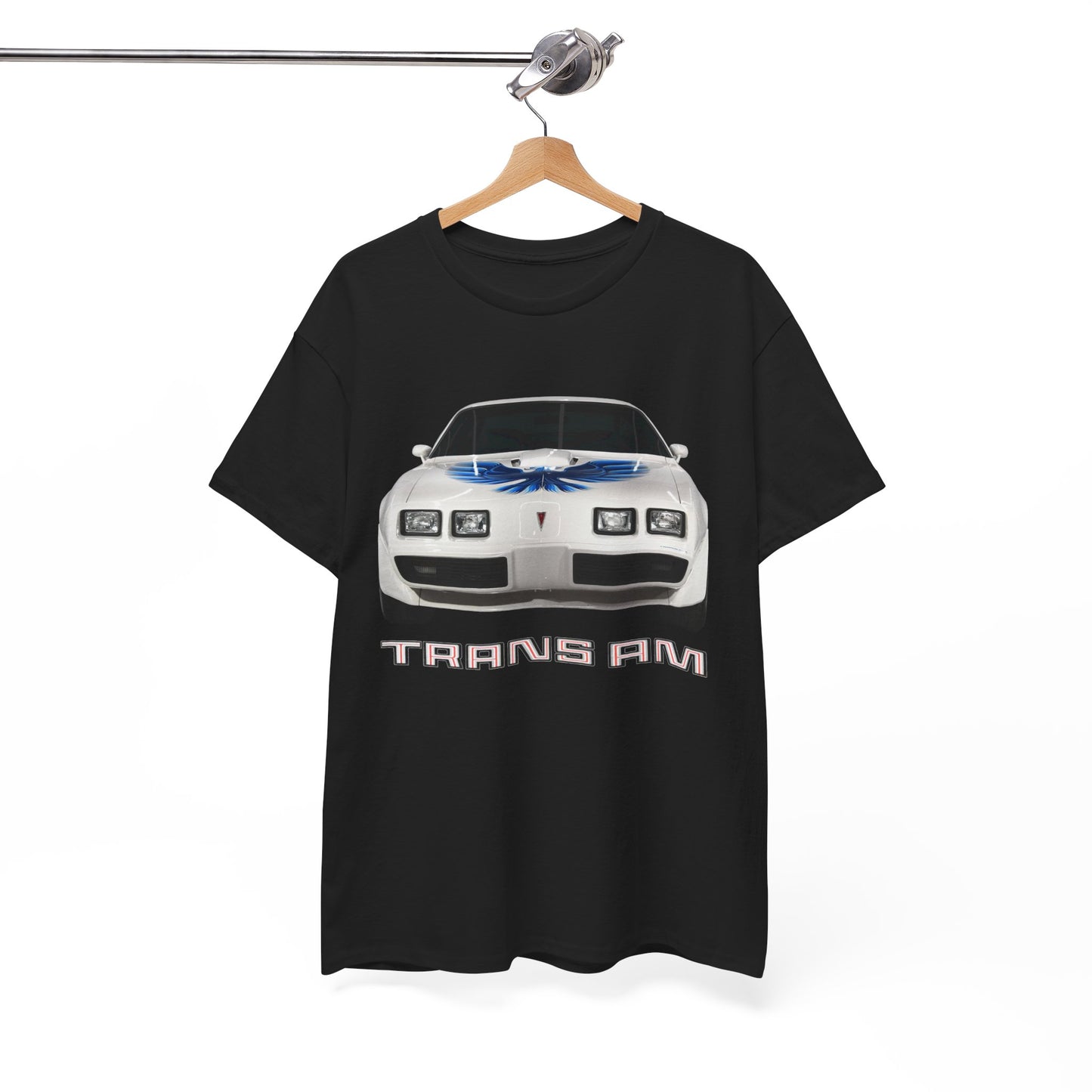 White 1979 1980 1981 Firebird Trans Am Gift  Unisex Heavy Cotton Tee T