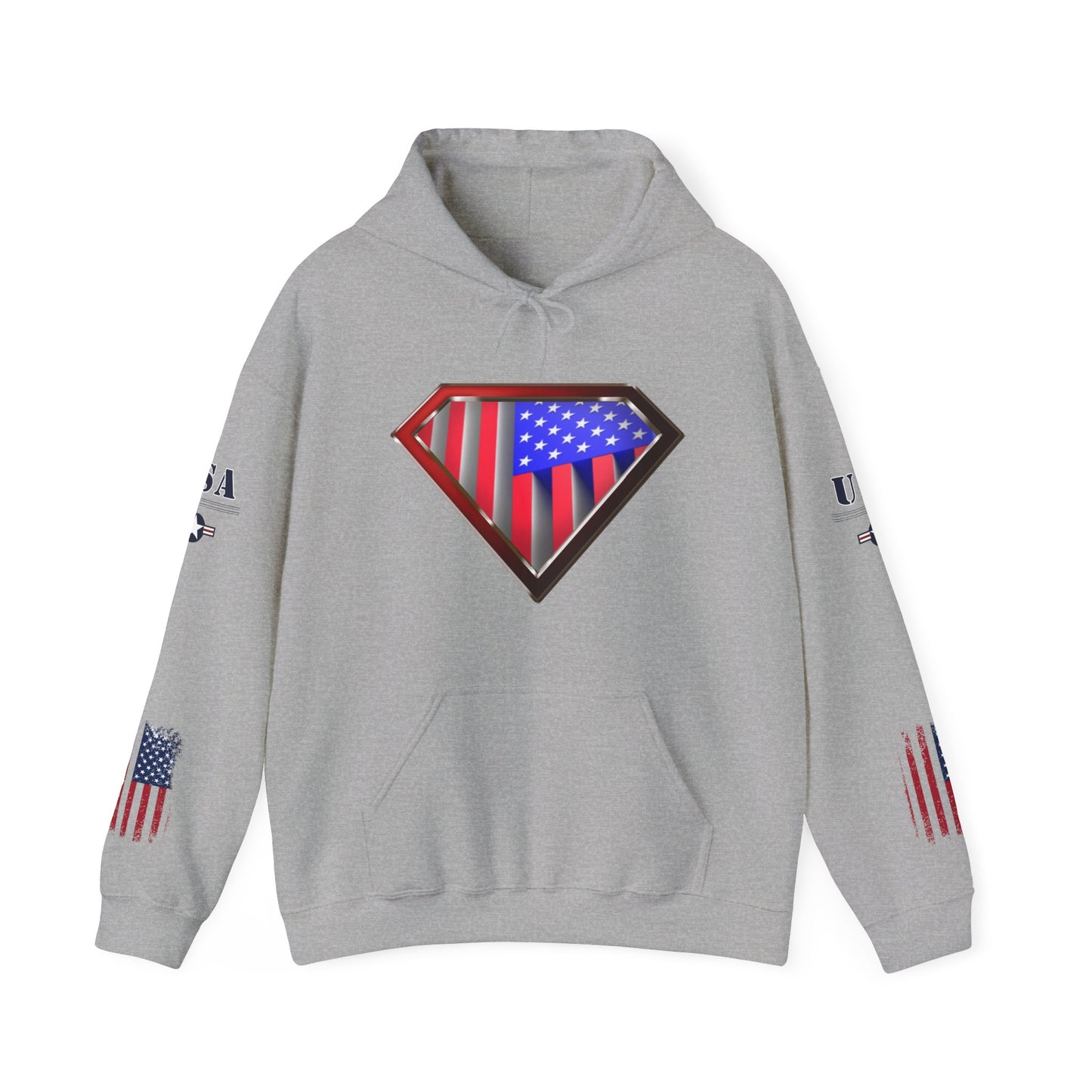 3D USA Super Patriot Unisex Patriotic Pullover Hoodie Gift Man Woman 3.0