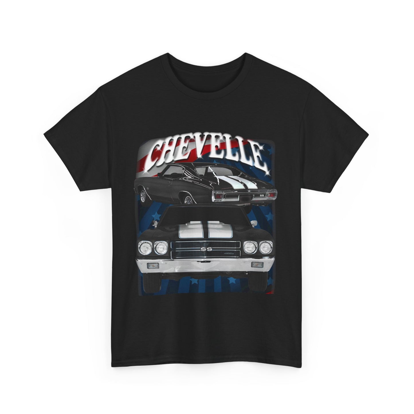 Black 1970 Chevelle Unisex Heavy Cotton Tee T Shirt muscle car Great Gift