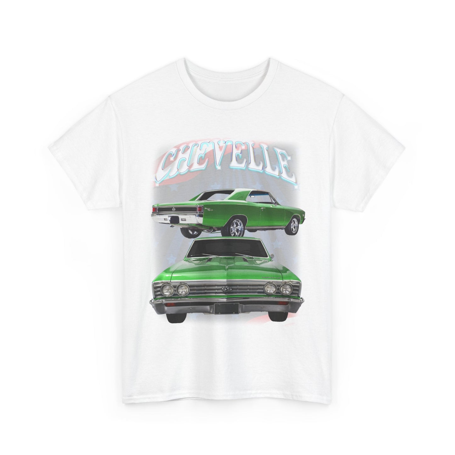 Green 1967 Chevelle Unisex Heavy Cotton Tee T Shirt muscle car Great Gift