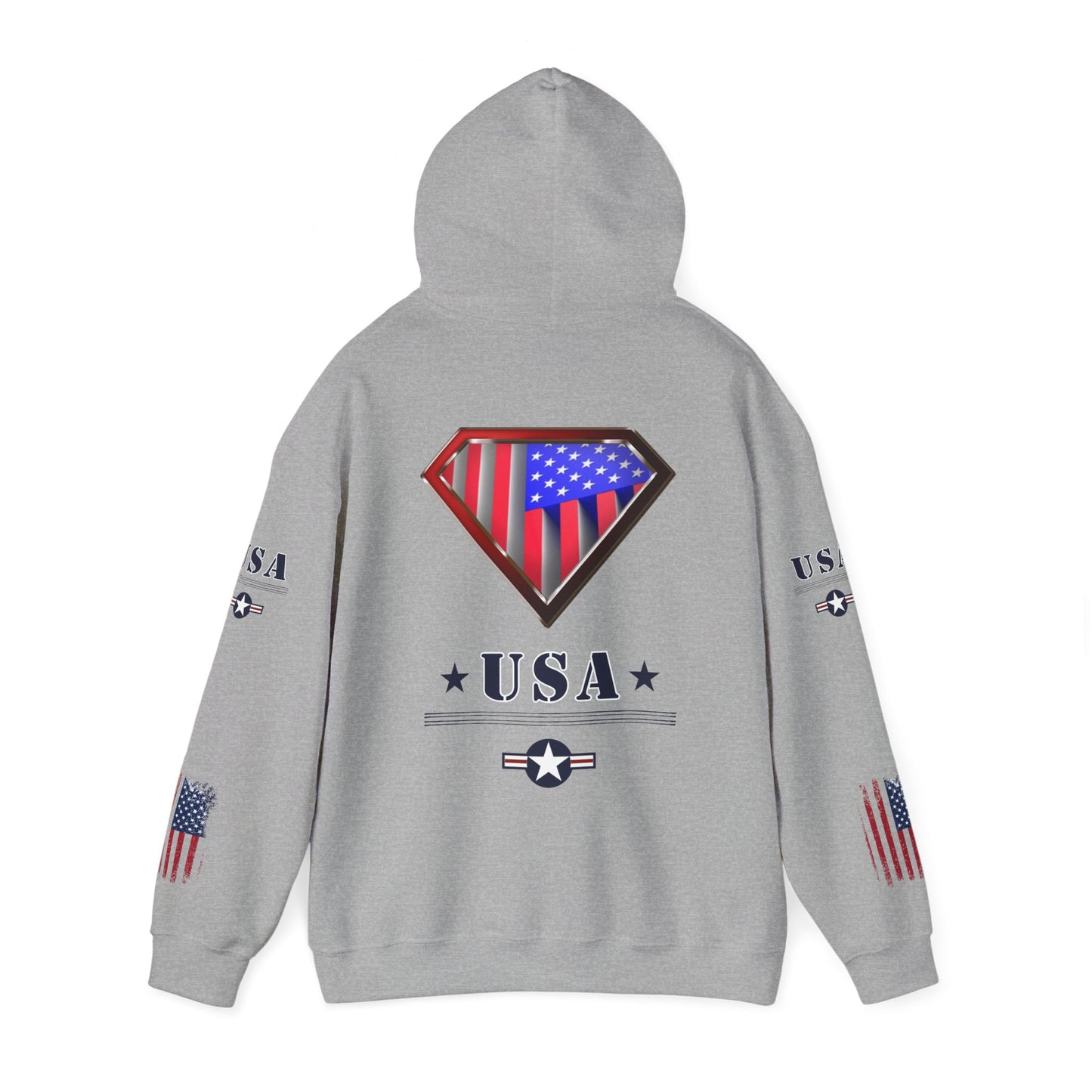 3D USA Super Patriot Unisex Patriotic Pullover Hoodie Gift Man Woman 3.0