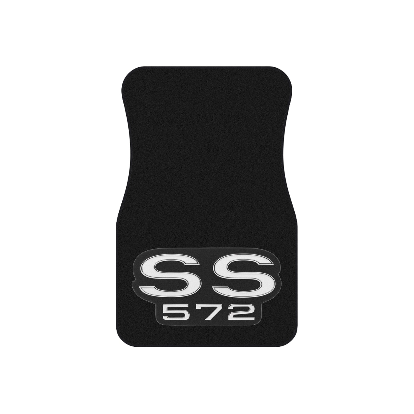 SS 572 Black, Nova, Chevelle, Camaro, Set of 4 Car Mats, Muscle Car Gift
