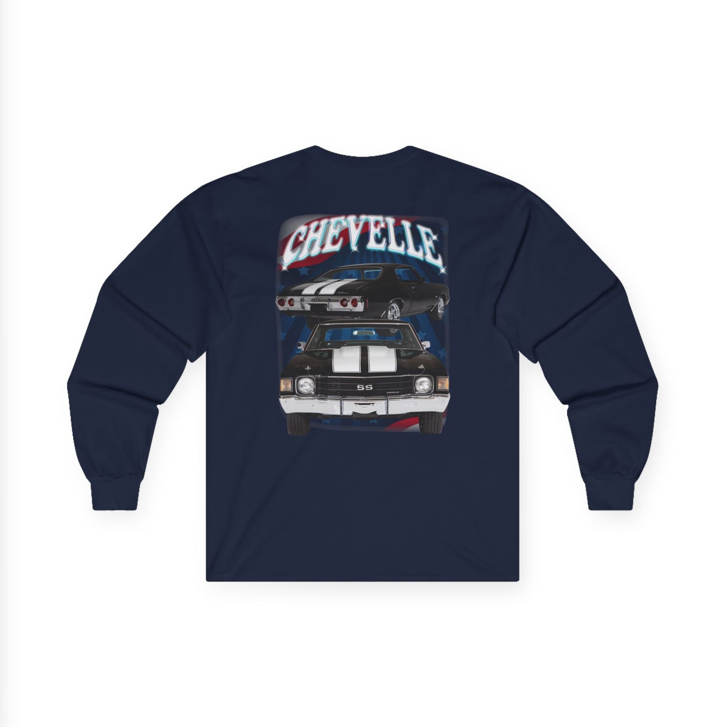 Black 1972 Chevelle Ultra Cotton Long Sleeve Tee T Shirt Great Gift
