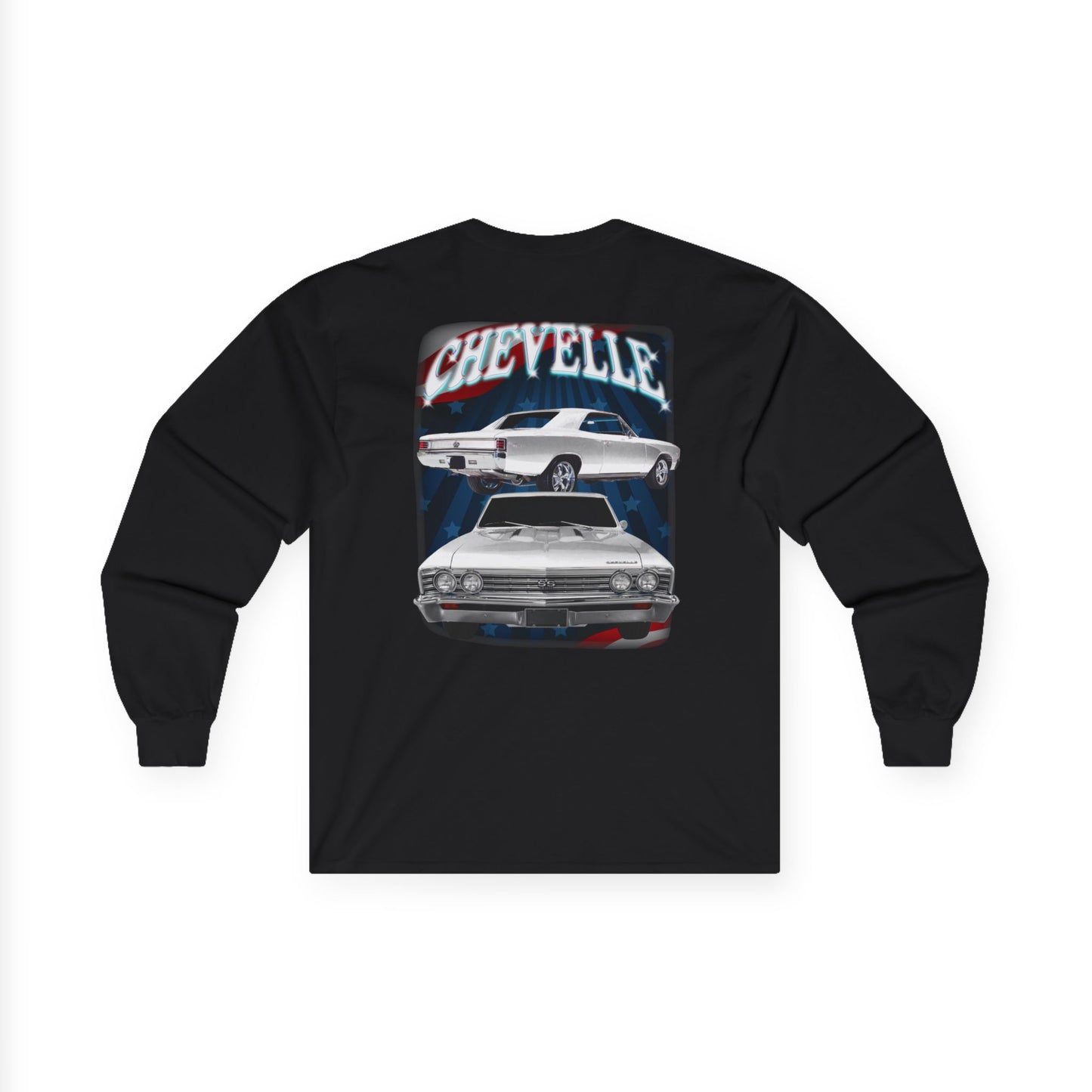 White 1967 Chevelle Ultra Cotton Long Sleeve Tee T Shirt Great Gift