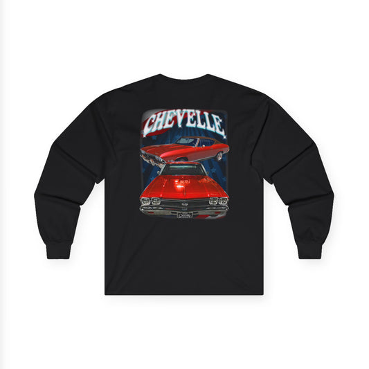 Red 1968 Chevelle  Ultra Cotton Long Sleeve Tee T Shirt Great Gift