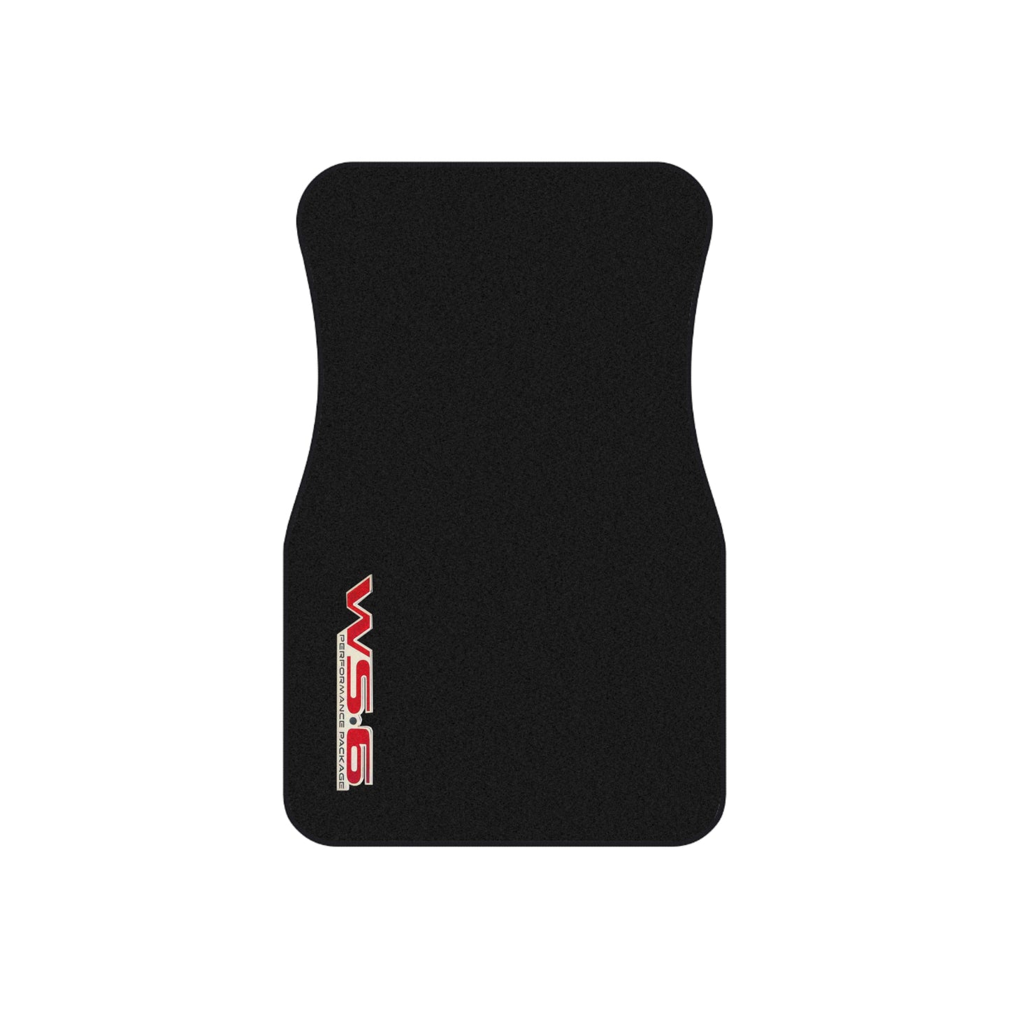 Black WS-6 WS6, Red Logo, Firebird Trans Am, Set of 4 Car Mats,Gift V2