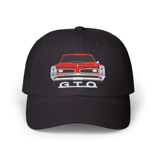 RED 1966 Pontiac GTO Hat,CAP, Classic Muscle Car Guy Gift EMBROIDERY EMBROIDERED